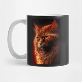 Serious Cat portrait Mug